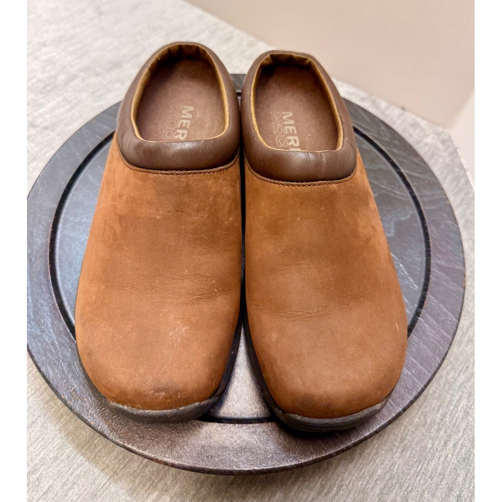 Merrell Jungle Primo Dark Brown Suede Clogs Mules Womens 7.5 J60472